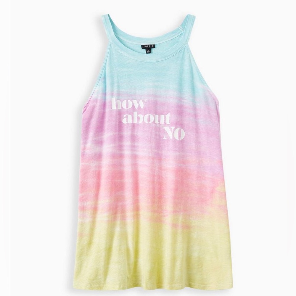 How About No Multi Wash High Neck Tank